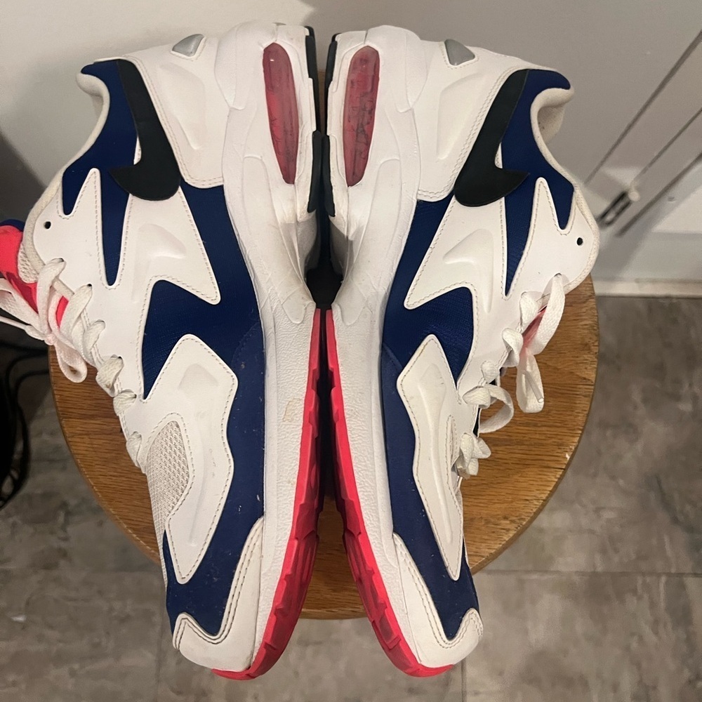 Nike Athletic Shoes - White, Blue, Pink - Picture 1 of 14